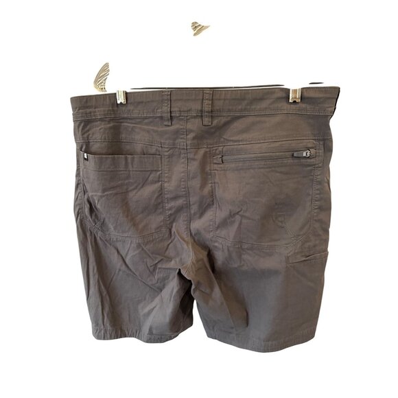 Alaskan Hardgear Utility Shorts Gray Cotton Blend Size 38 Adjustable Belt Pocket - Picture 4 of 5